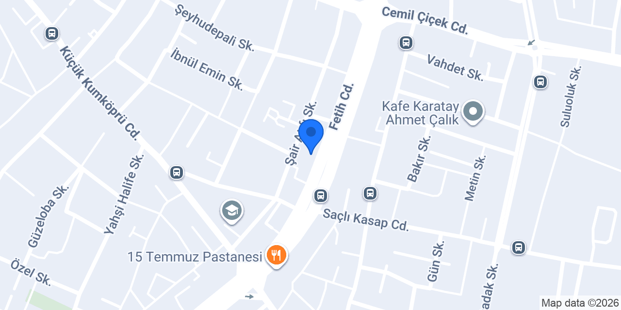 Sıla Çetkin Bayan Kuaförü konumu