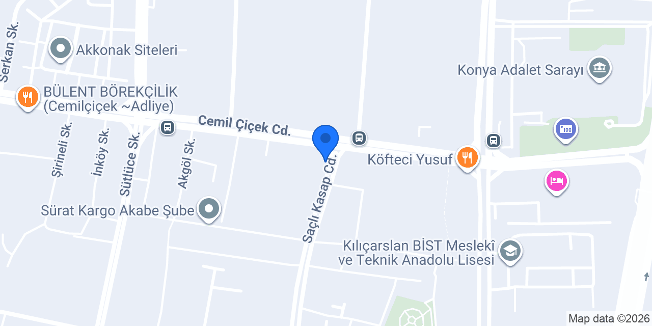 Konya Arapça Tercüme konumu
