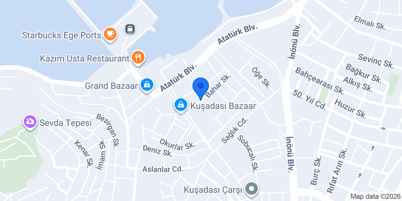 Kuşadası Barber konumu