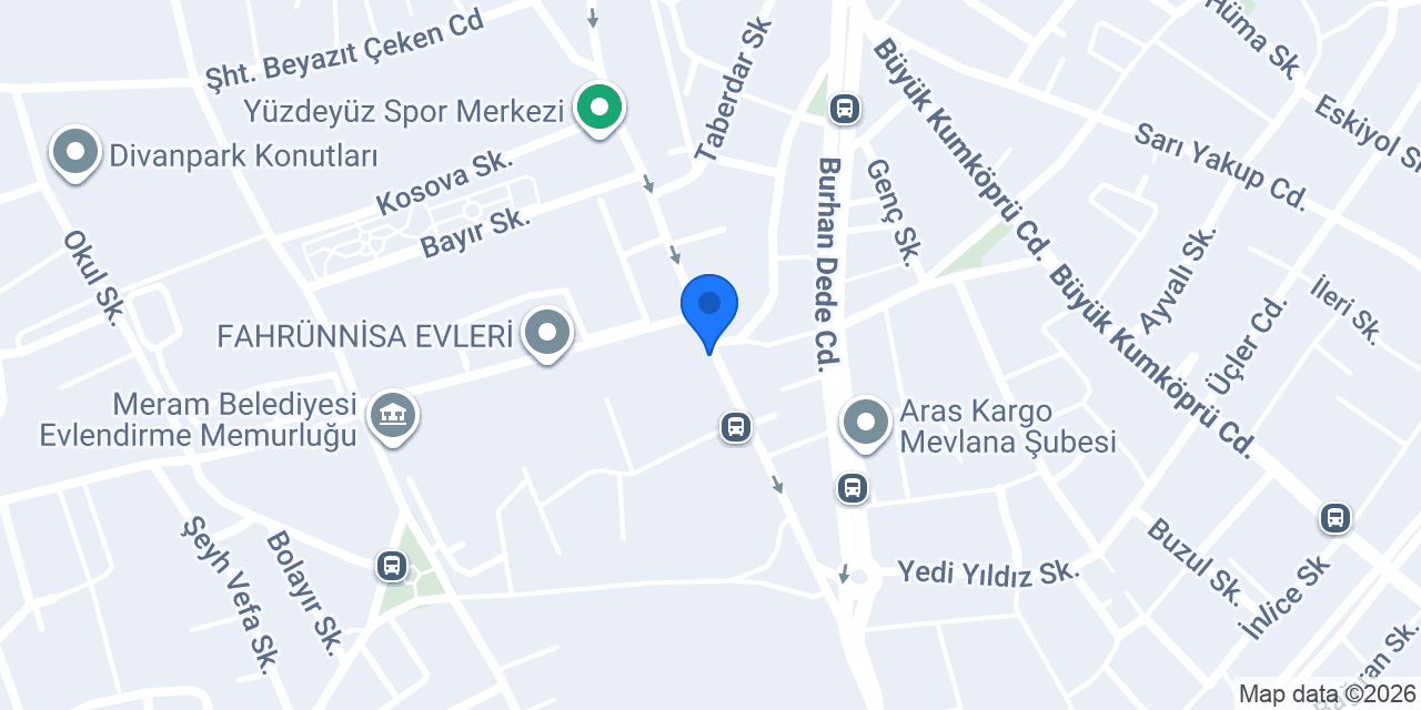 Sevimler Akvaryum konumu