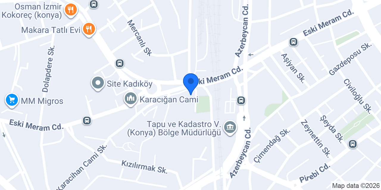 Konya İl Çevre Ve Orman Müdürlüğü konumu