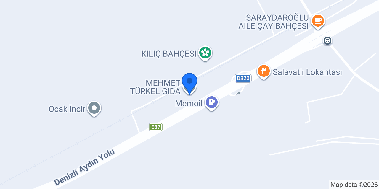 MEHMET TÜRKEL GIDA konumu