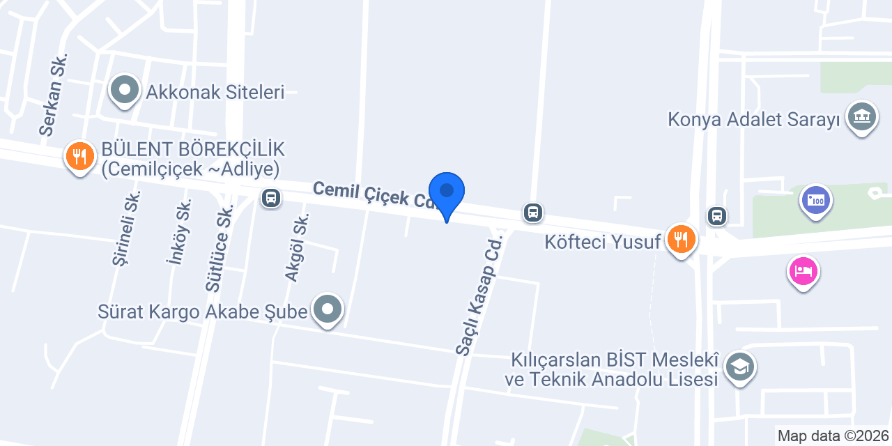 Konya Avukat Av. İlayda Deniz konumu