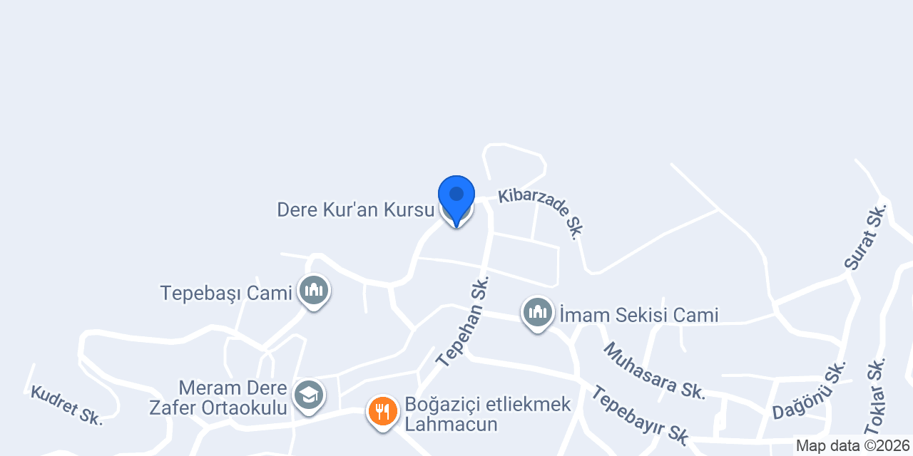 Dere Kur'an Kursu konumu