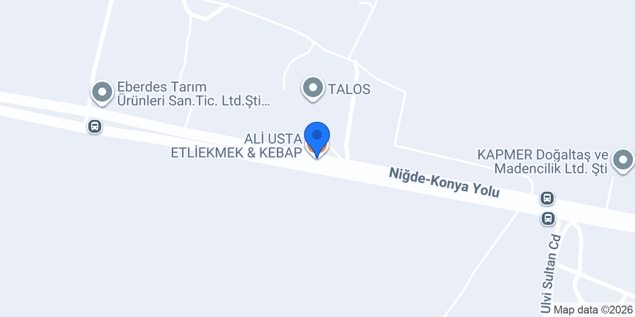 ALİ USTA ETLİEKMEK & KEBAP konumu