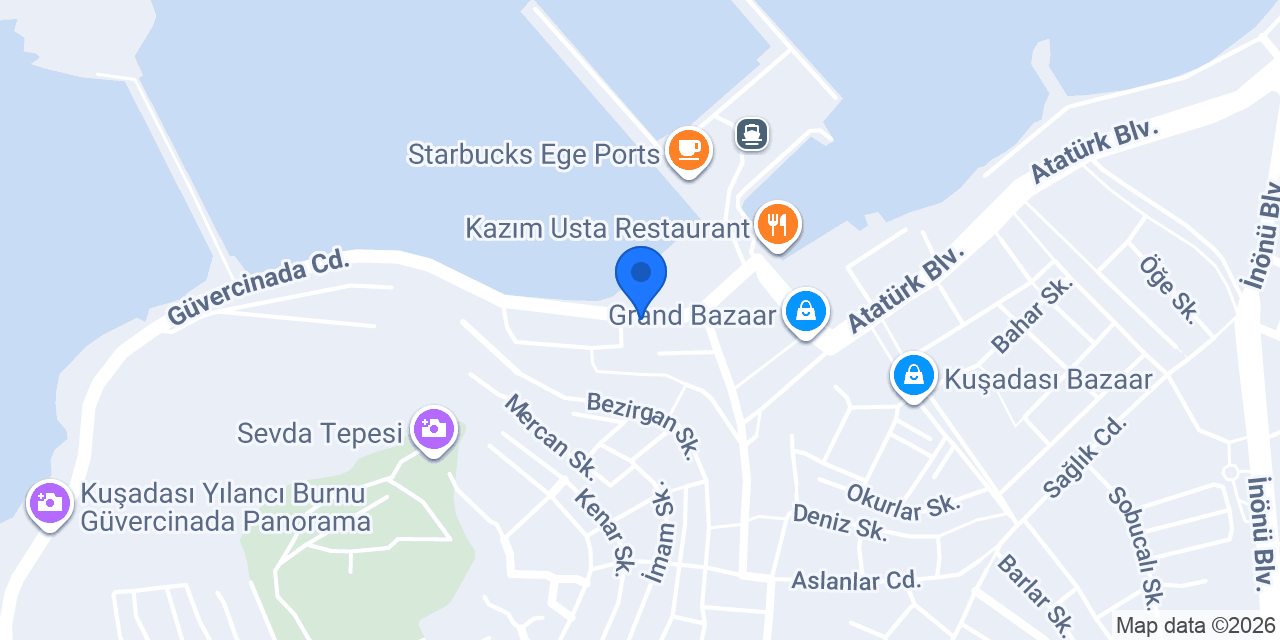 Kayhanbey Otel konumu
