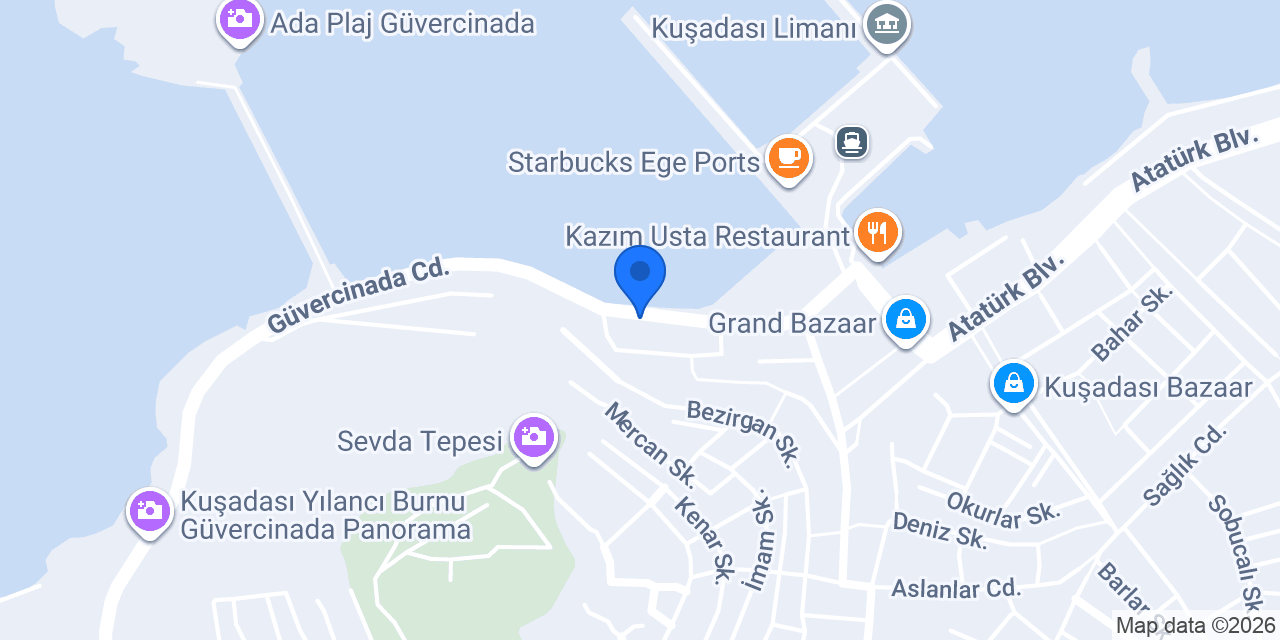 Joker Pub Kuşadası konumu