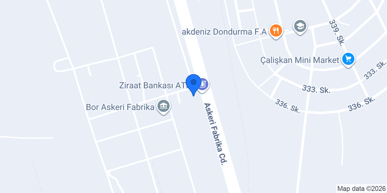 Çetin metal konumu