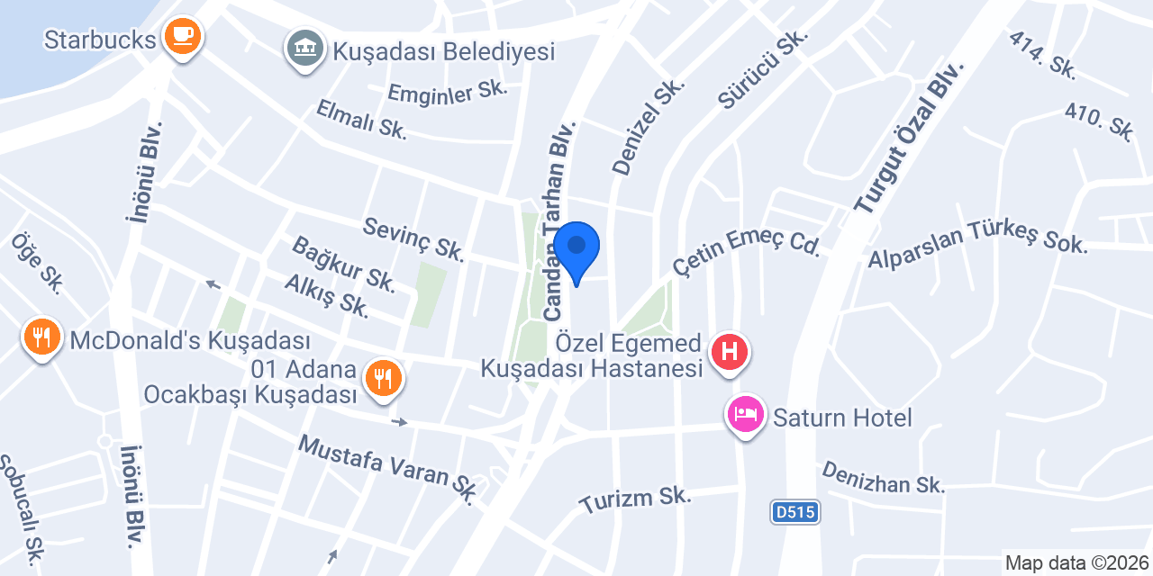 Otel Temel Apart konumu