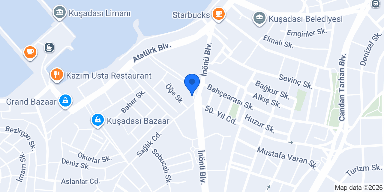 Dt. Çağla Başdoğan konumu