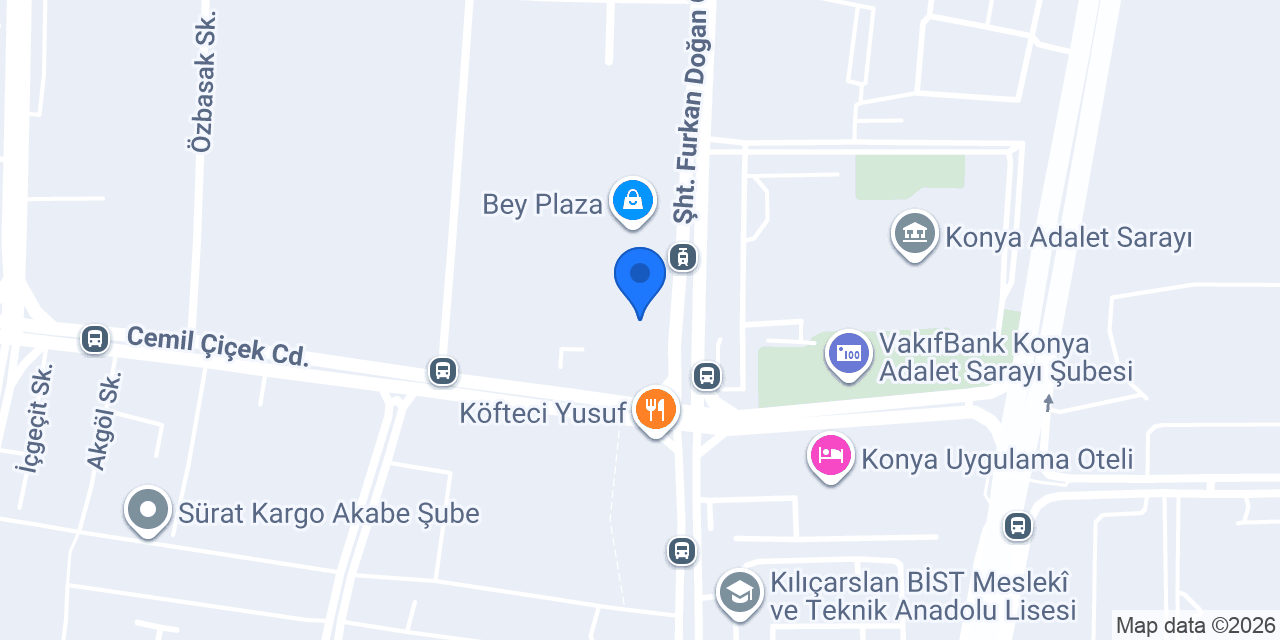 Akıncı Legal konumu
