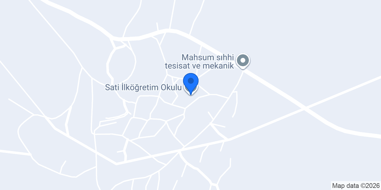 Sati İlköğretim Okulu konumu
