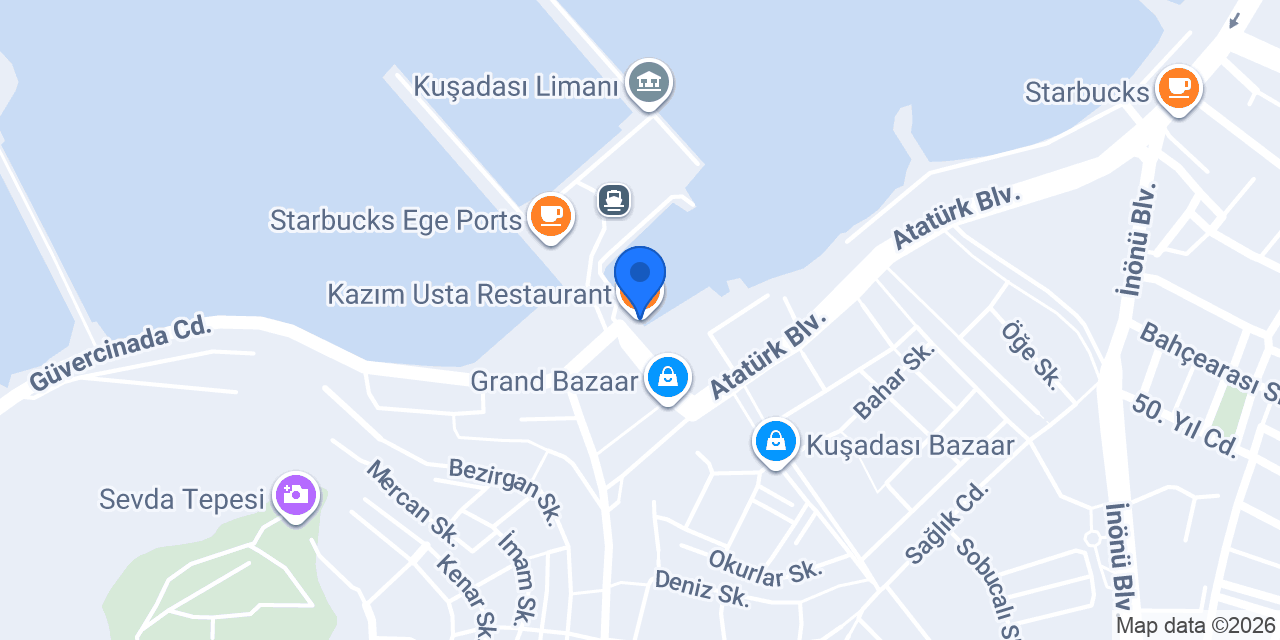 Kazım Usta Restaurant konumu