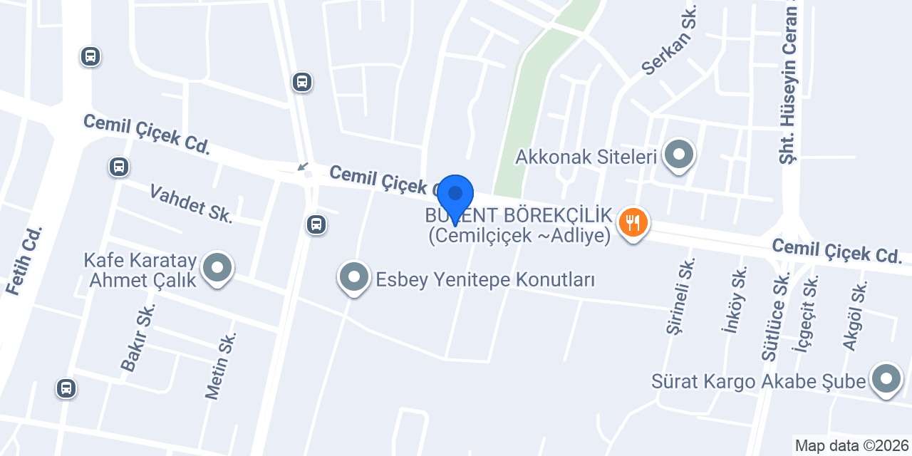 Süper Pizza konumu