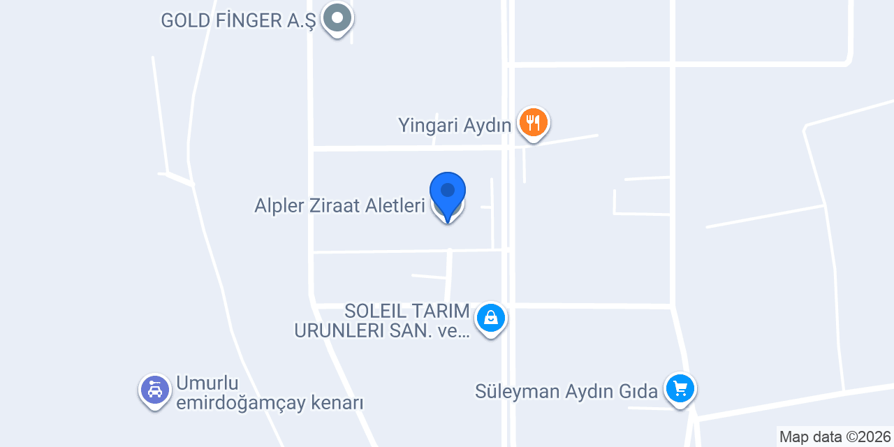 Alpler Ziraat Aletleri konumu