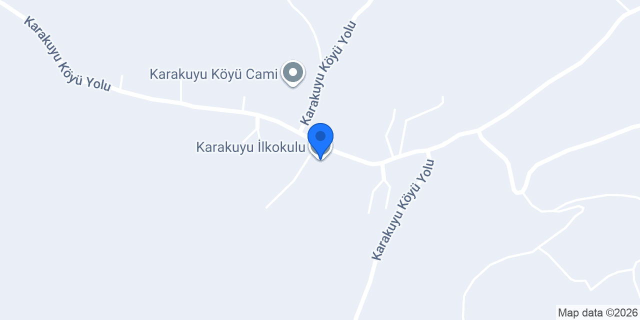 Karakuyu İlkokulu konumu
