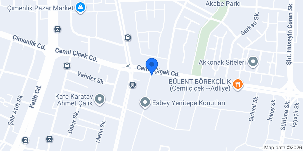 YOL HUKUK BÜROSU konumu