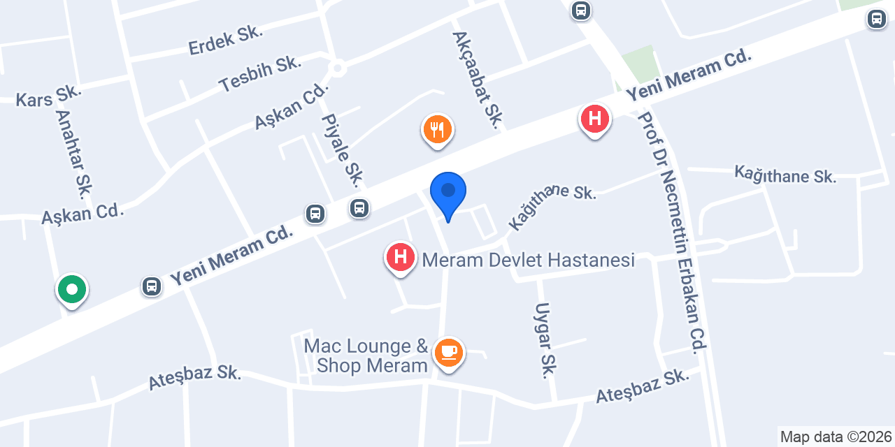 ELİT OPTİK Meram Devlet Hastanesi Şube konumu