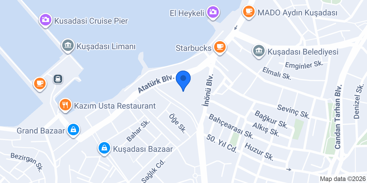 Arkeo Cafe Bistro konumu