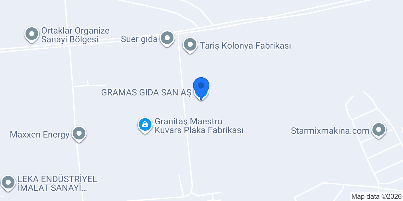 GRAMAS GIDA SAN AŞ. konumu