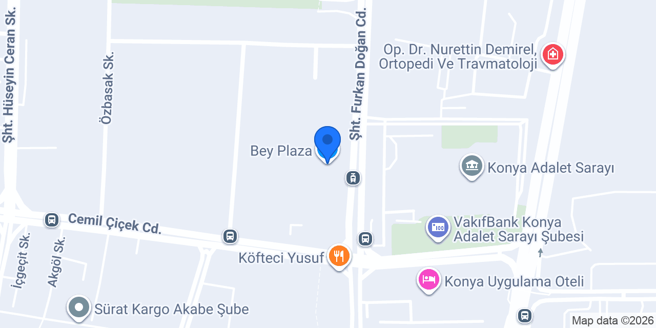 Bey Plaza konumu