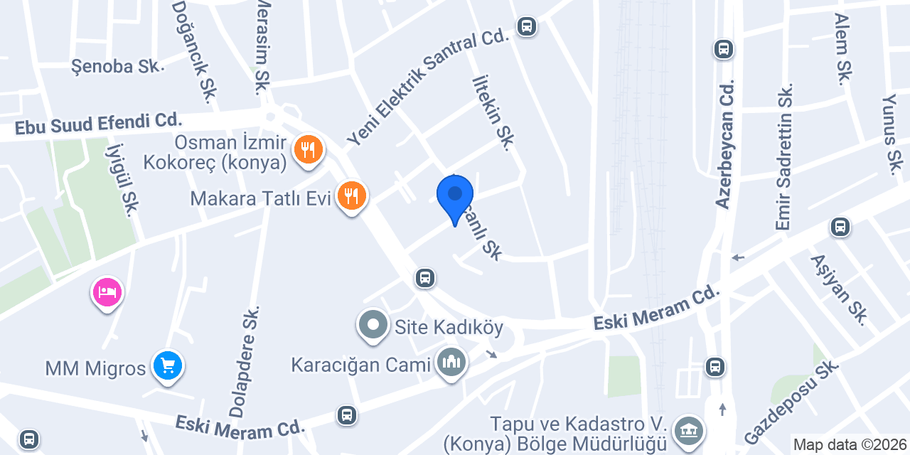 Turkuaz Bayan kuaförü konumu