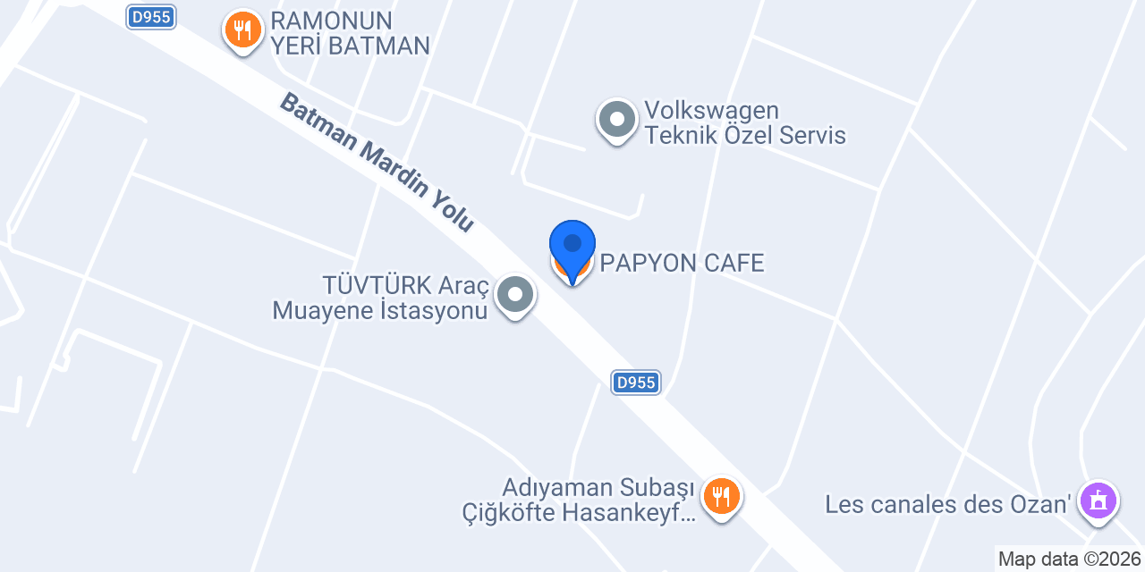 PAPYON CAFE konumu