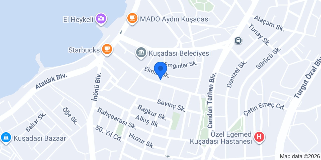 Kuşadası Teknik Servis konumu