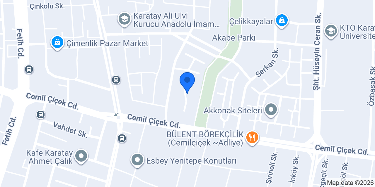 Kart Hukuk Bürosu konumu