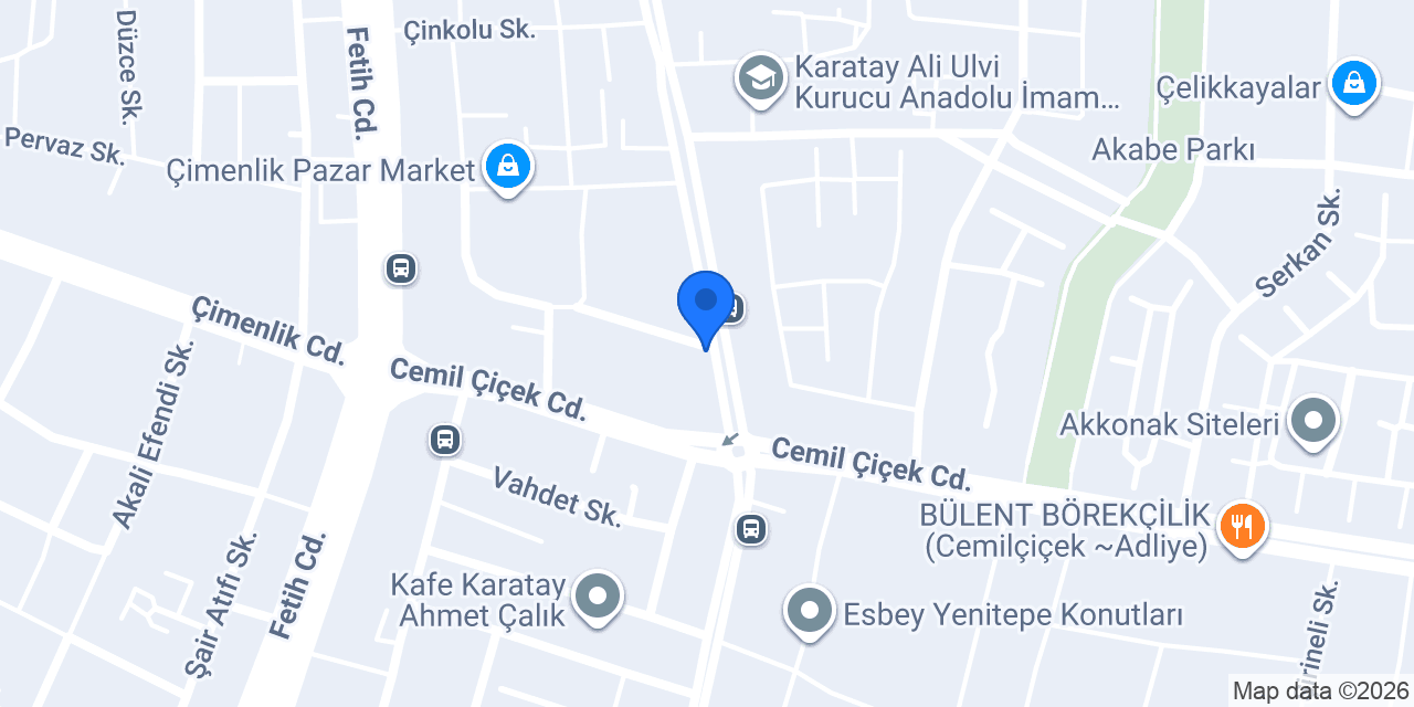 Cömert Tablo konumu