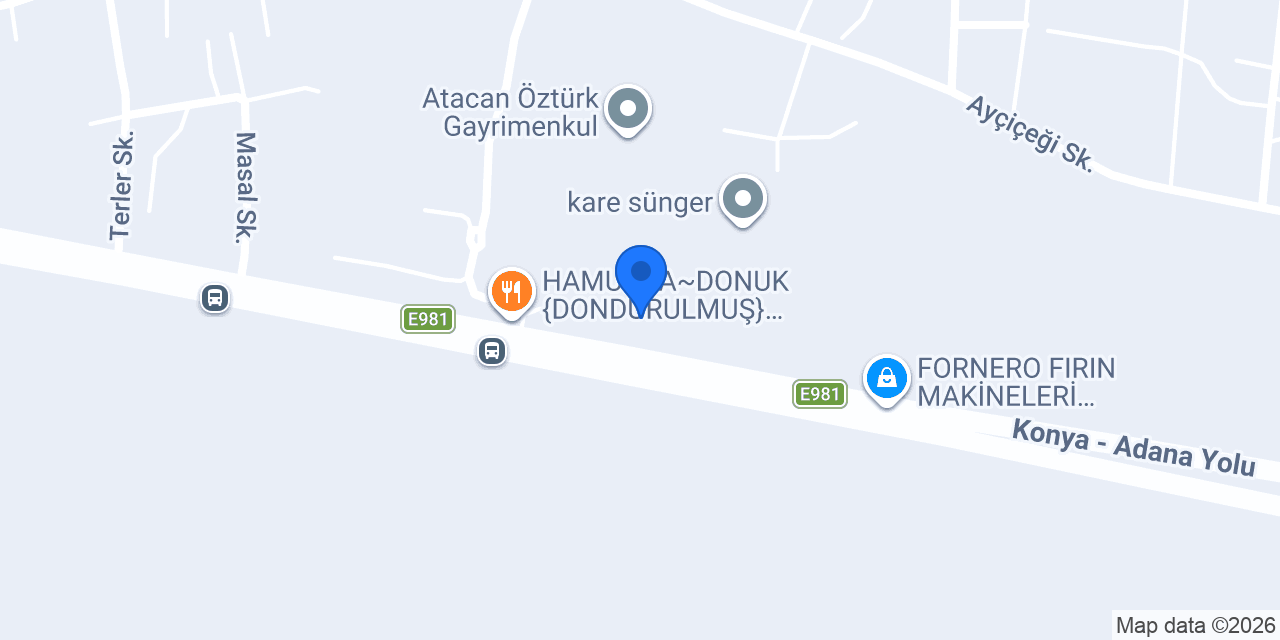 Sultanım Endüstriyel Mutfak konumu