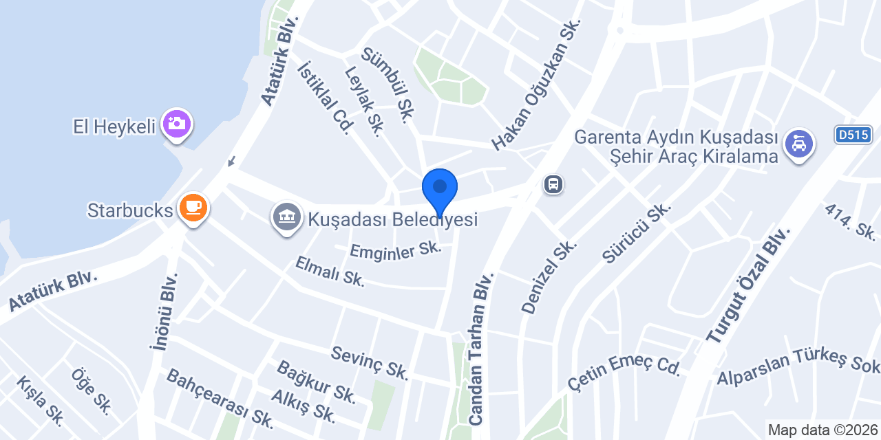 Pizza Pizzarro Kuşadası konumu