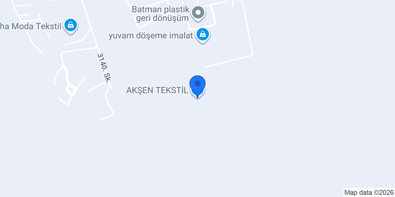 AKŞEN TEKSTİL konumu
