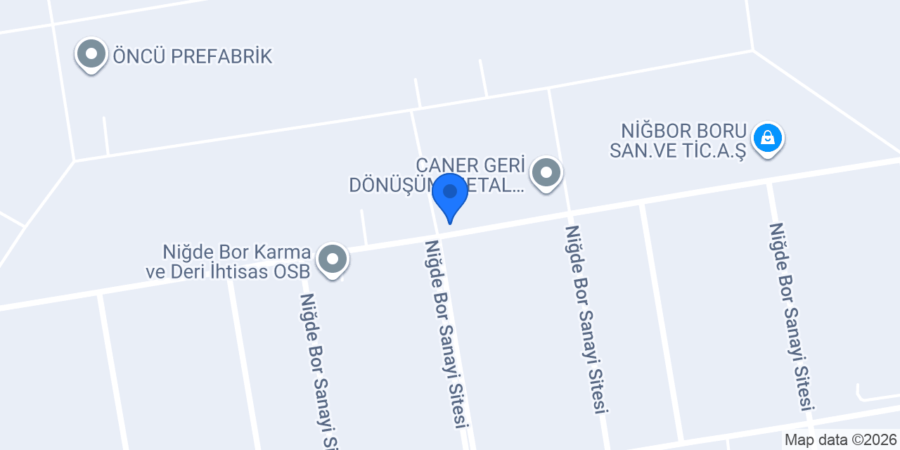 Altun Geri Dönüşüm konumu