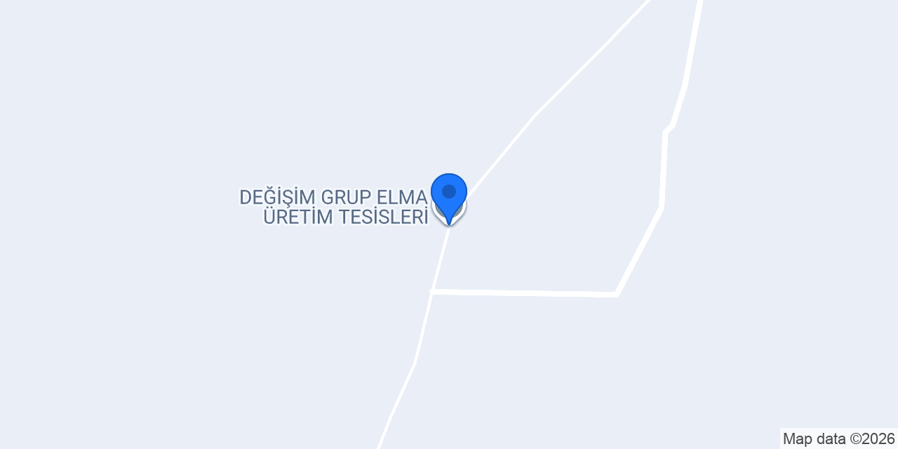 DEĞİŞİM GRUP ELMA ÜRETİM TESİSLERİ konumu