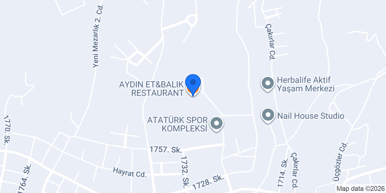 AYDIN ET&BALIK RESTAURANT konumu