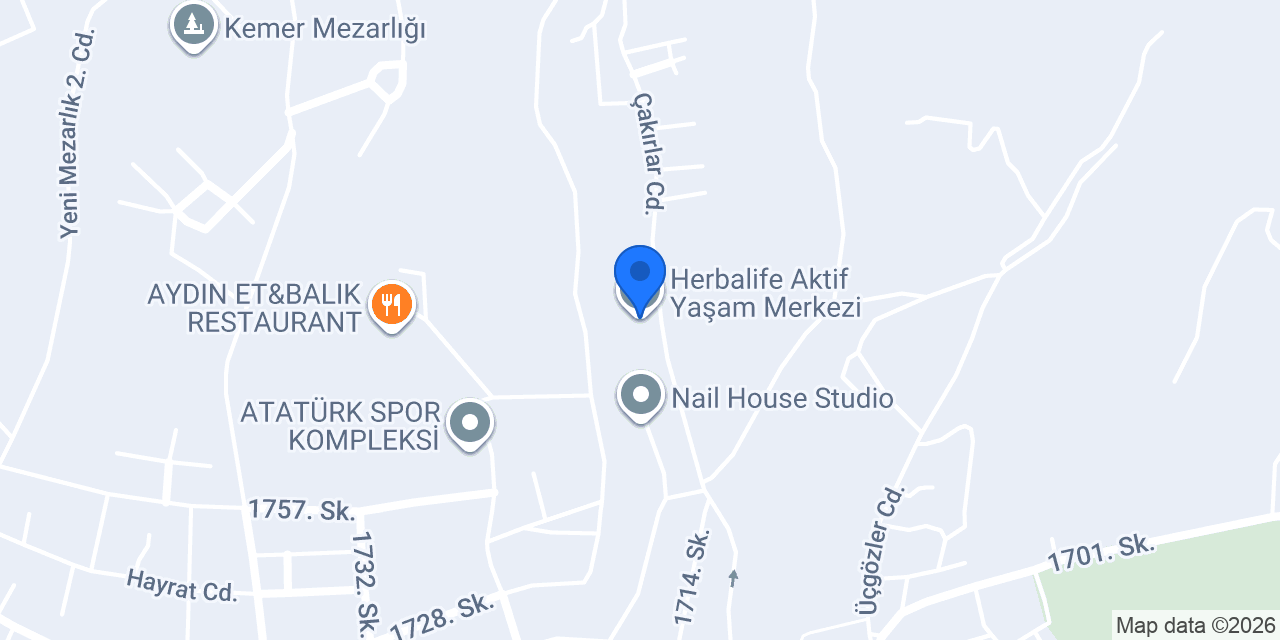 Herbalife Aktif Yaşam Merkezi konumu