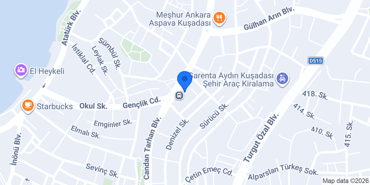 Ada Psikolojik Danışmanlık ve Eğitim Merkezi konumu