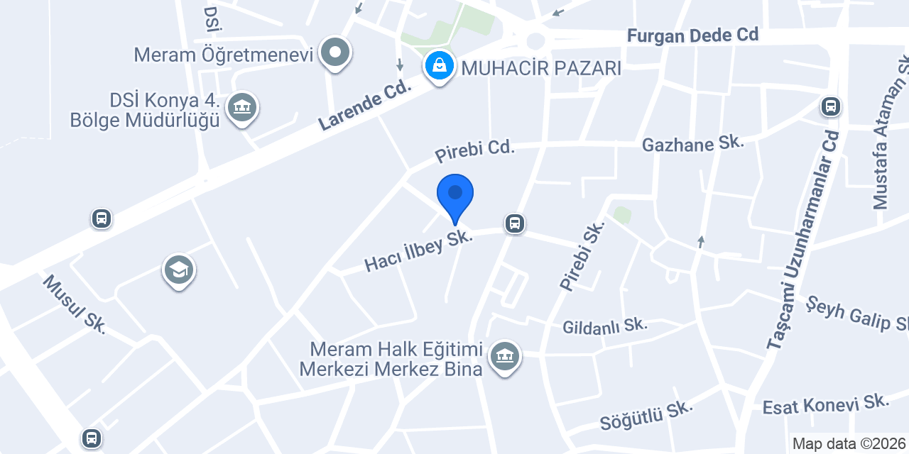 KONYA ADAK TURİZM SEYAHAT ACENTASI konumu
