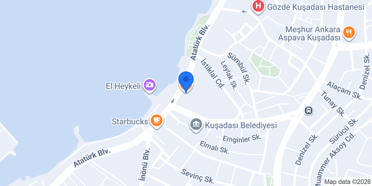 MADO Aydın Kuşadası konumu