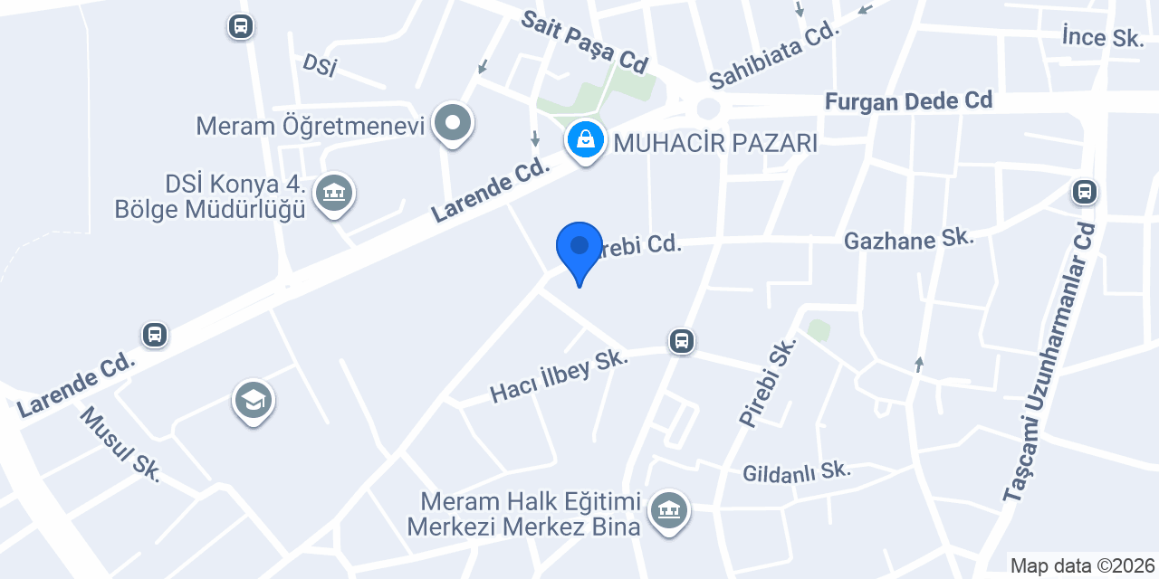 KONYA BİLİM VE SANAT MERKEZİ konumu