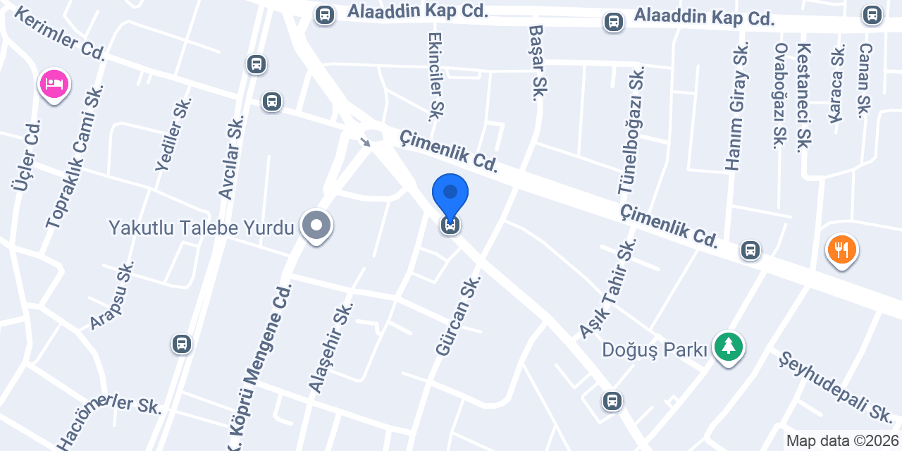 NURDAN AVCI Bayan kuaförü konumu