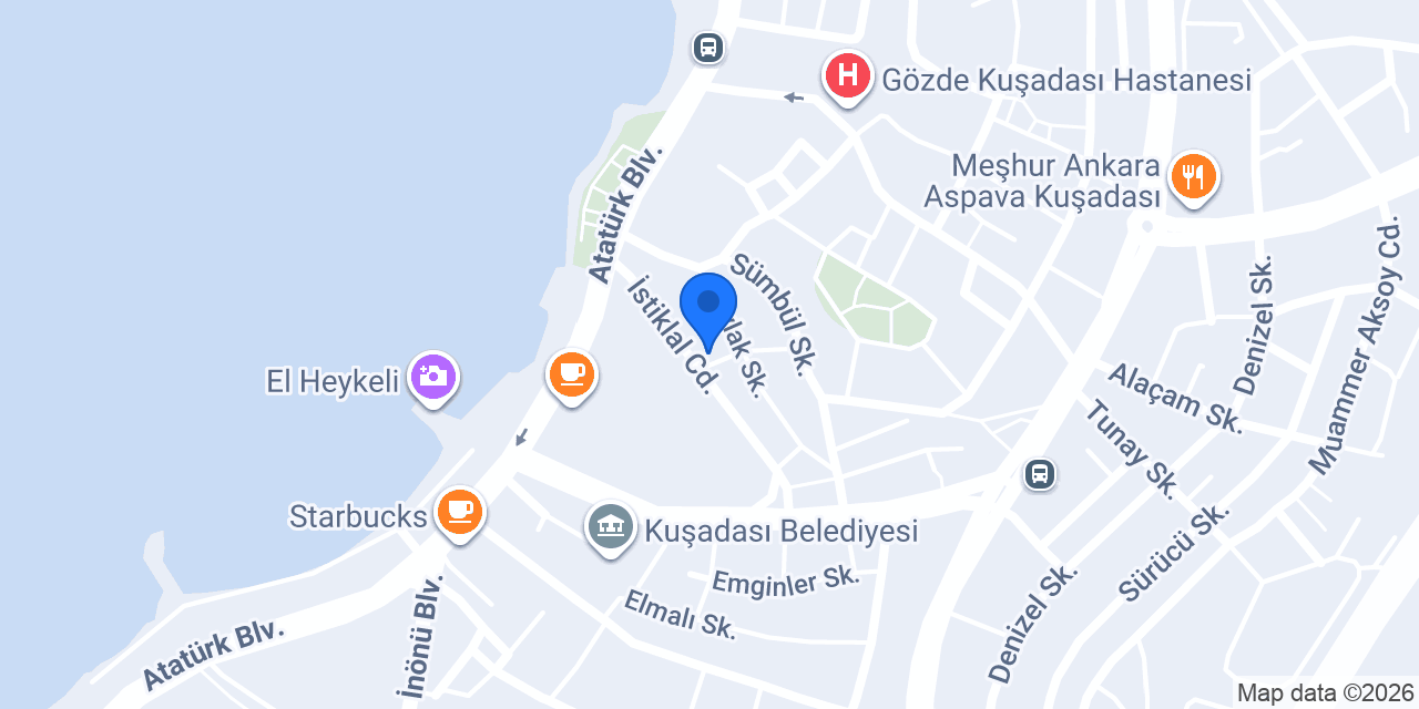 Restcafe Kuşadası konumu