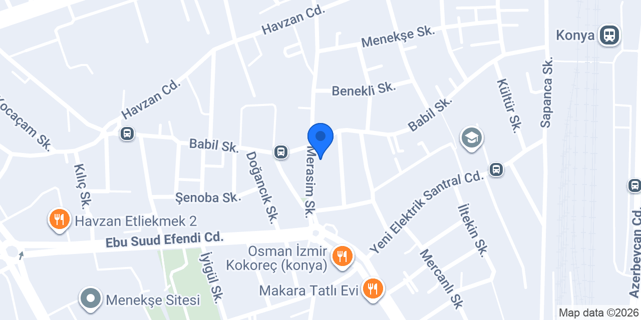 Konya Sultan Sofrası konumu