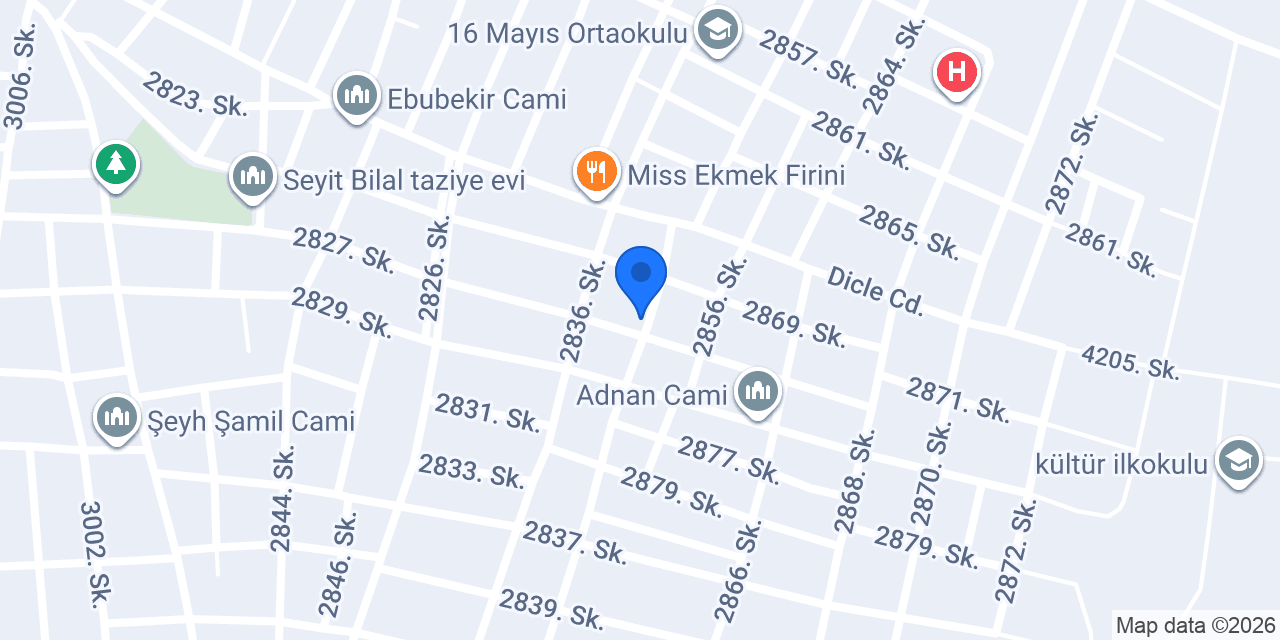 Hekimoğlu elektronik çanak anten konumu
