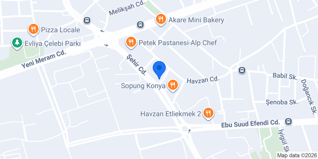 Çikolata Evim Konya konumu