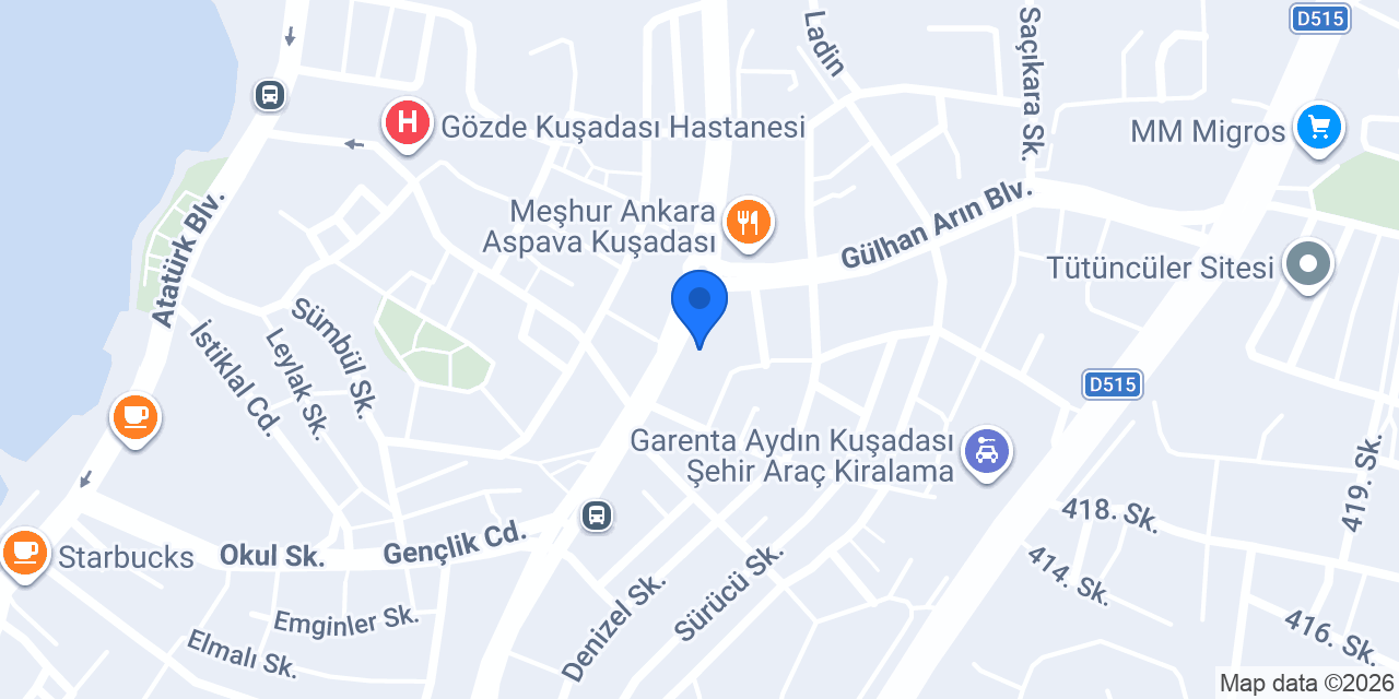 Selluka Concept Mimarlık konumu
