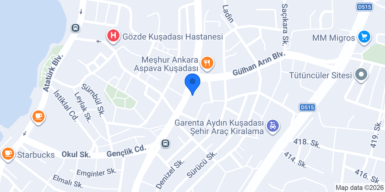 Marca Kuaför Kuşadası konumu