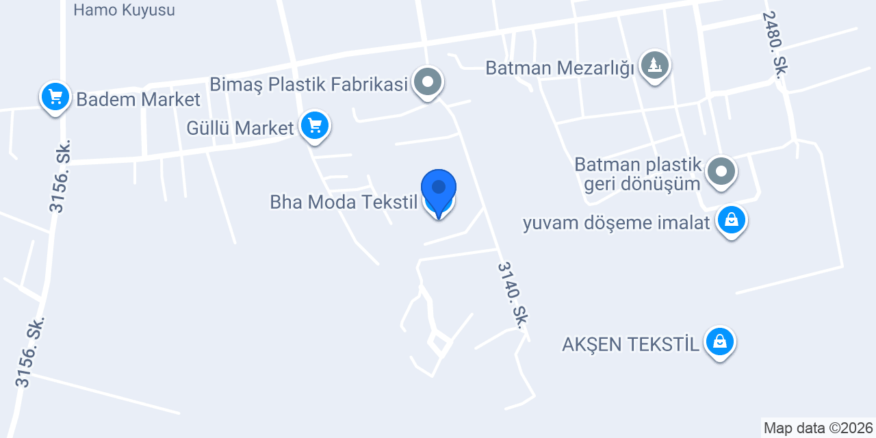 Bha Moda Tekstil konumu