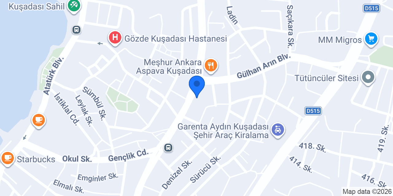 İzmir Gevrek Boyoz Sarayı konumu
